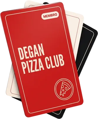 Cartão de membro do Degan Pizza Club